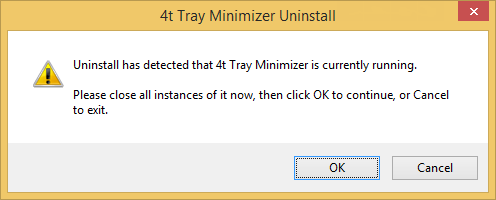 How to uninstall 4t Tray Minimizer?